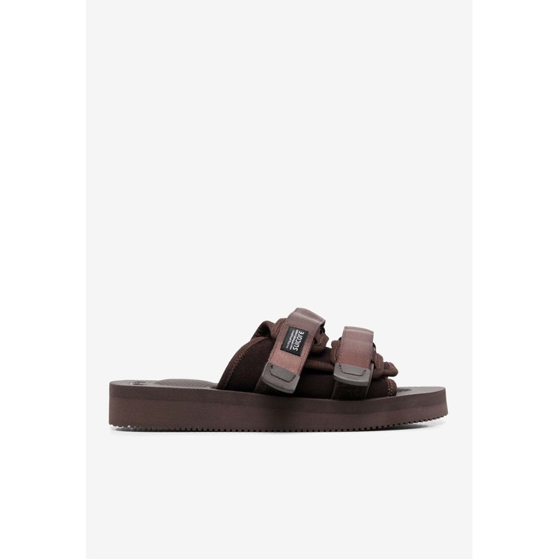 Moto Cab Double-Strap Sandals Brown mshoesus_US 5.5