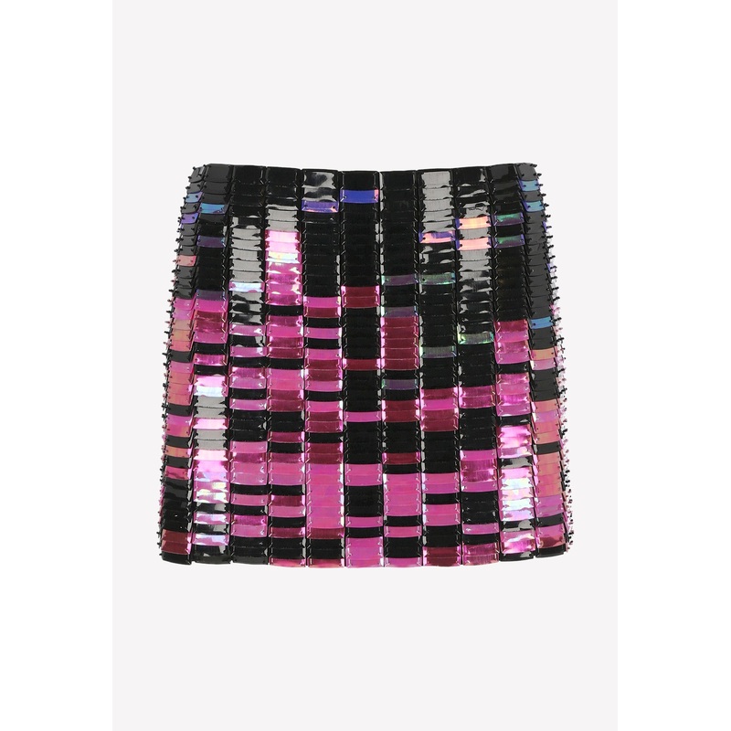 Rue Sequined Mini Skirt Black wrtwit_IT 40