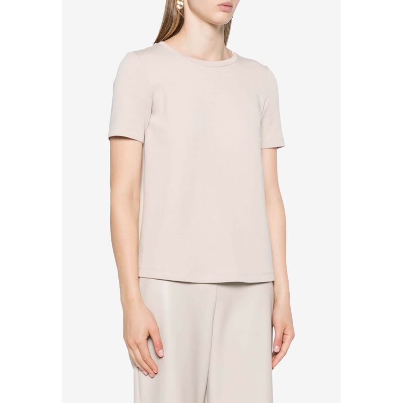 Tubo Embroidered Monogram T-shirt Ecru wrtwstd_M