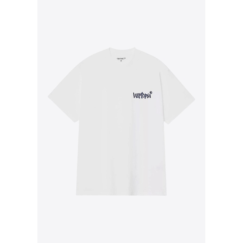 Wiptopia Script T-shirt White mrtwstd_S