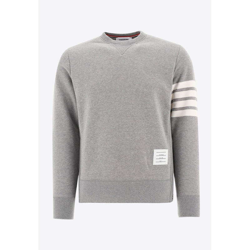 4-bar Stripes Sweatshirt Gray mrtwstd_3