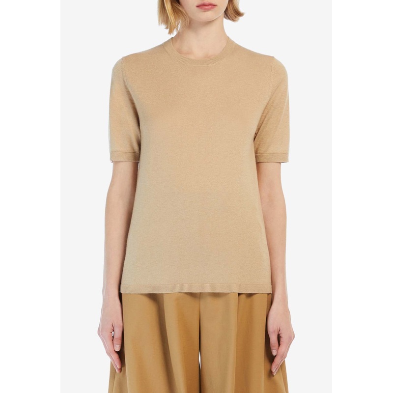 Warren Silk and Cashmere Fine Knit Top Ecru wrtwstd_XS