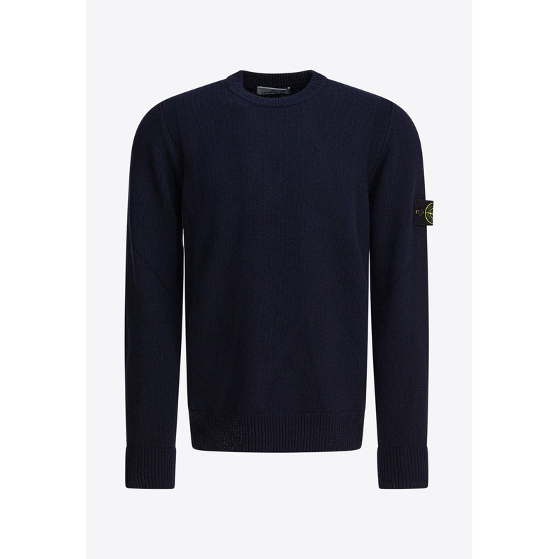 Wool Crewneck Sweater Blue mrtwstd_M