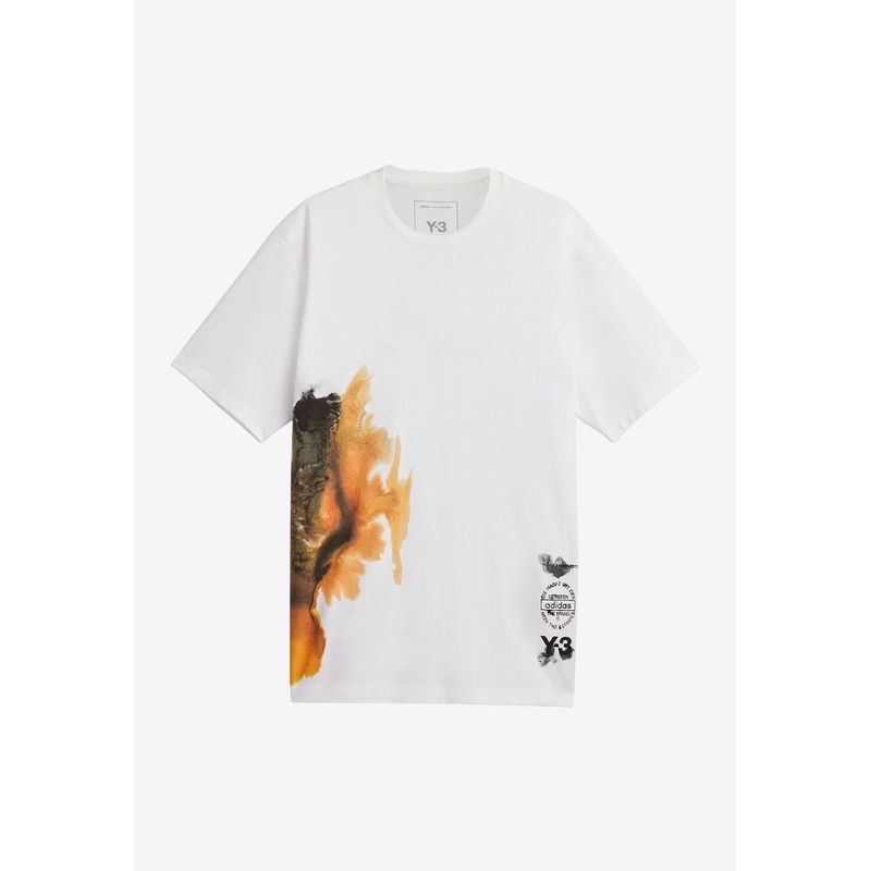AOP Printed T-shirt White mrtwstd_S