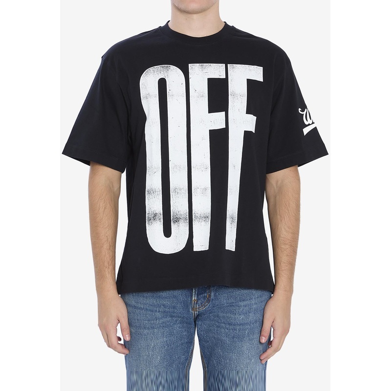 Big OFF Printed T-shirt Black mrtwstd_S
