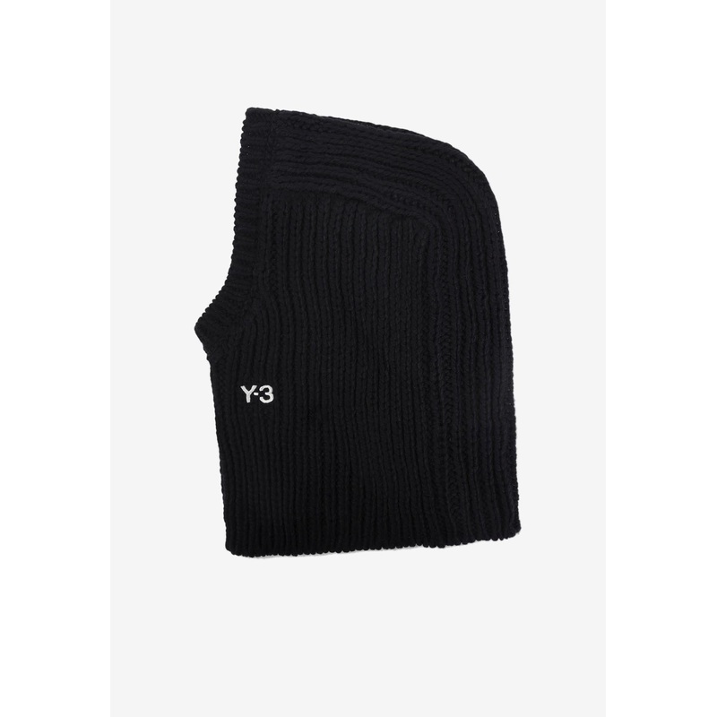 Knitted Head Scarf Black Onesize