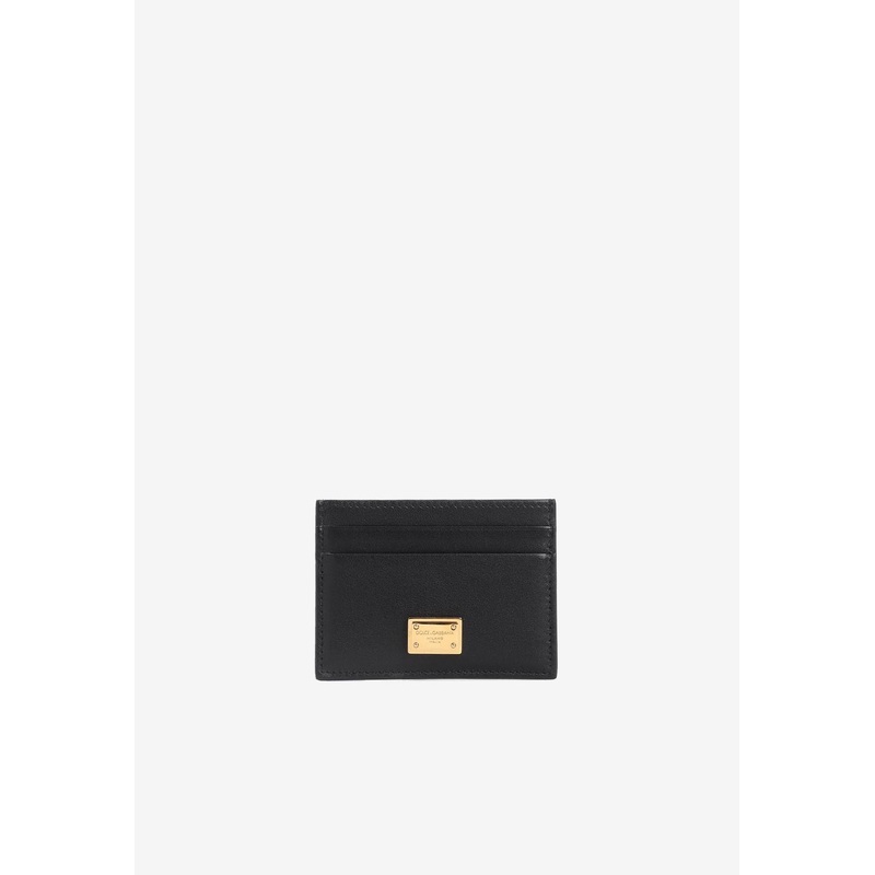 Plong Calfskin Cardholder Black Onesize