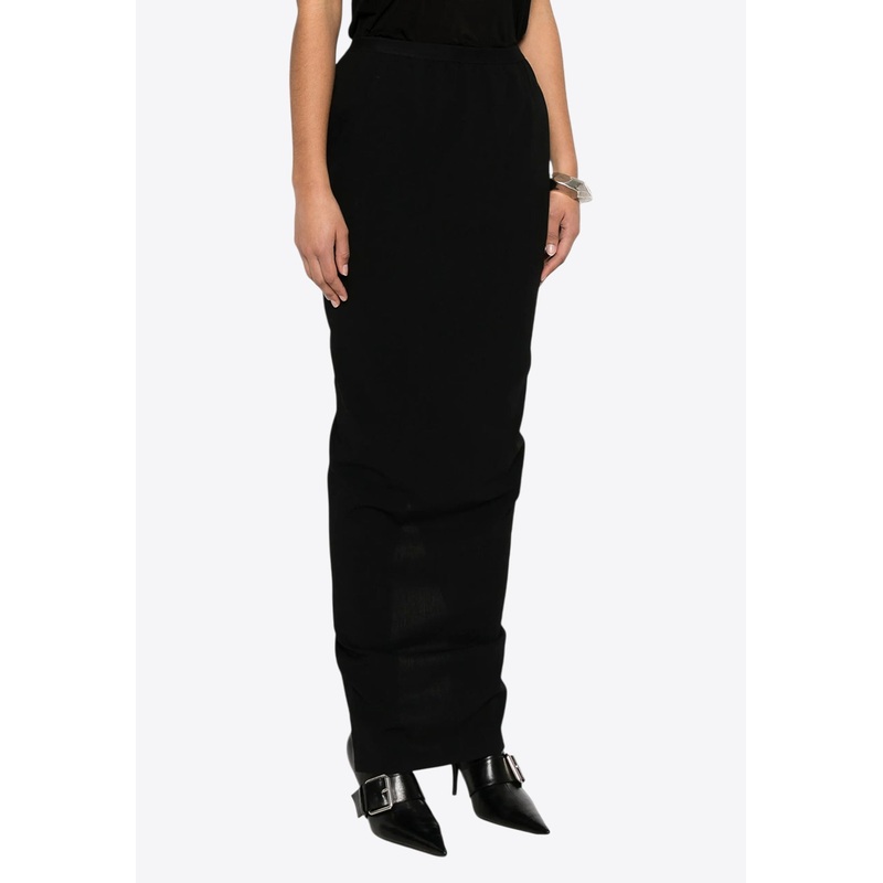 Soft Pillar Maxi Skirt Black wrtwit_IT 38