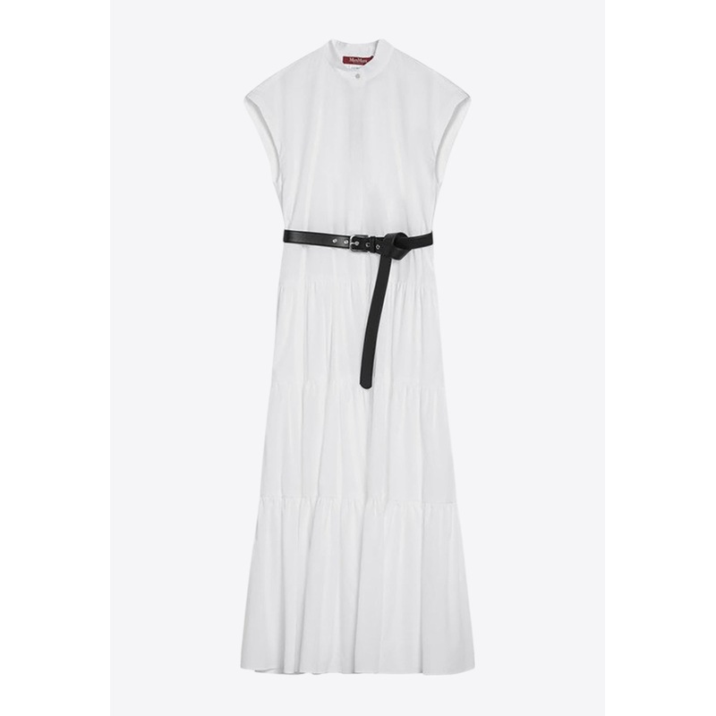 Bairo Belted Midi Dress White wrtwit_IT 38