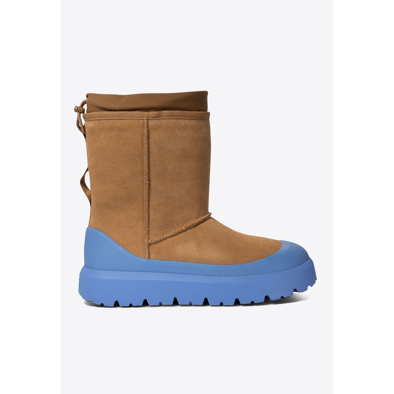 Classic Short Weather Hybrid Ankle Boots Brown mshoesus_US 7