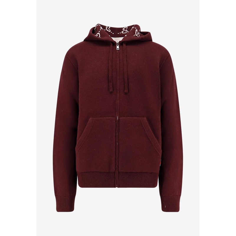 Reversible Zip-Up Hoodie Bordeaux mrtwstd_M