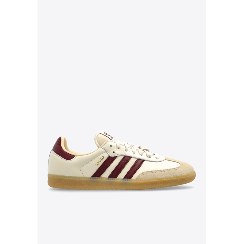 Samba OG Leather Low-Top Sneakers Cream ushoesadiuk_UK 10