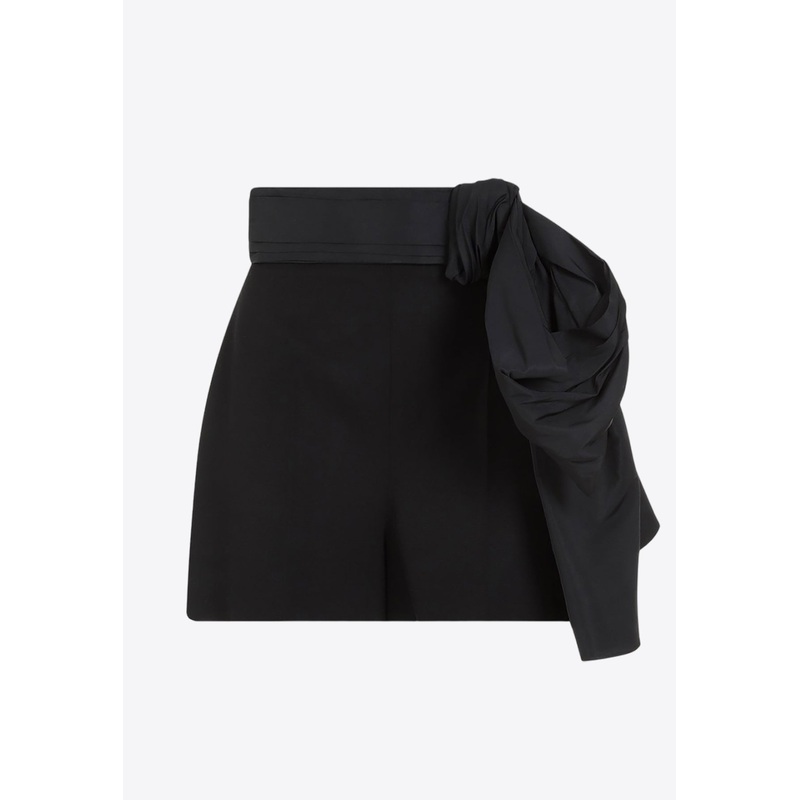 Tailored Bow Shorts Black wrtwit_IT 38