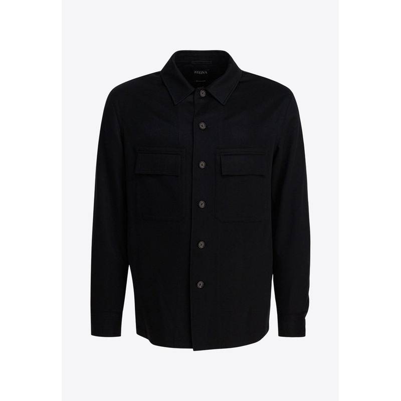 Alba Buttoned Cashmere Jacket Black mrtwstd_M
