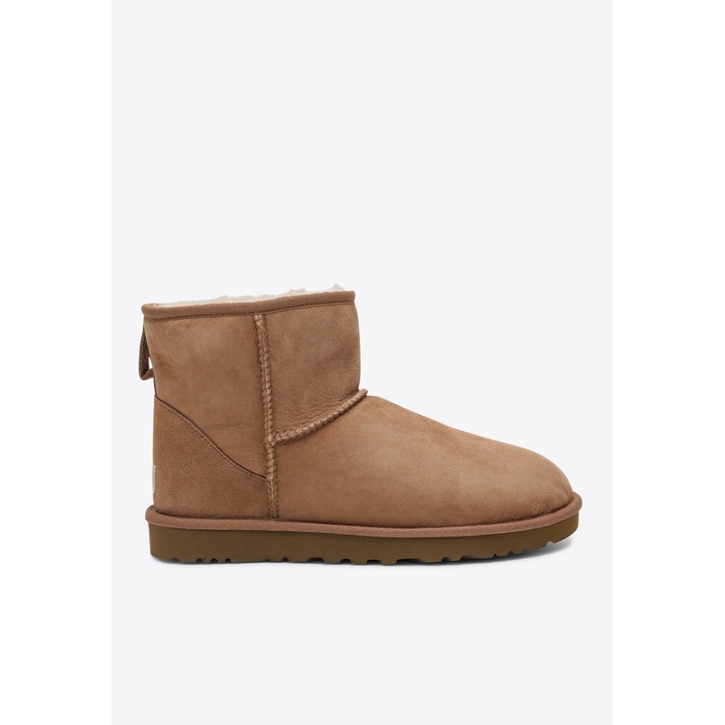 Classic Mini Suede Boots Chestnut mshoesus_US 7
