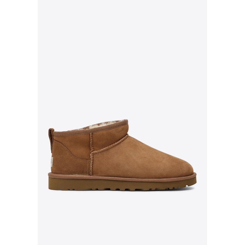 Classic Ultra Mini Ankle Boots Chestnut mshoesus_US 7