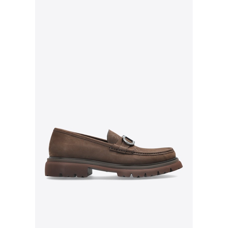 Cocoon Gancini Suede Loafers Brown mshoesus_US 6