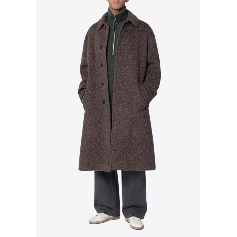 Essential Wool-Blend Coat Brown mrtwit_IT 46