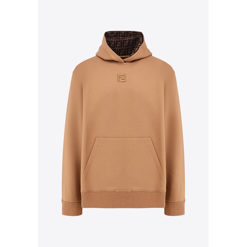 FF Embroidered Hoodie Brown mrtwstd_S