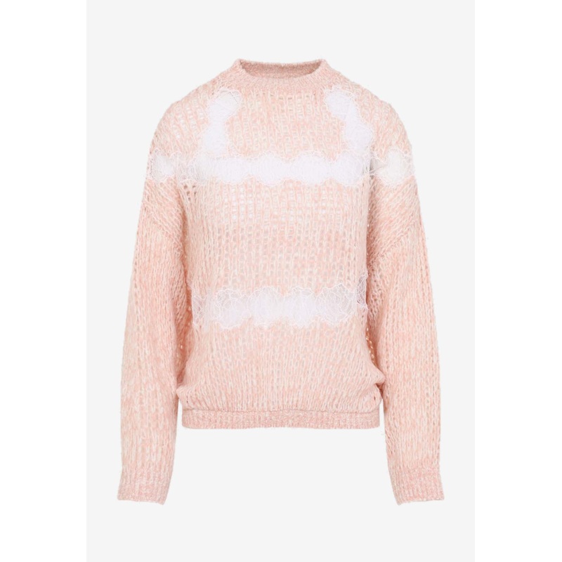 Wool Pullover Sweater Pink wrtwit_IT 40
