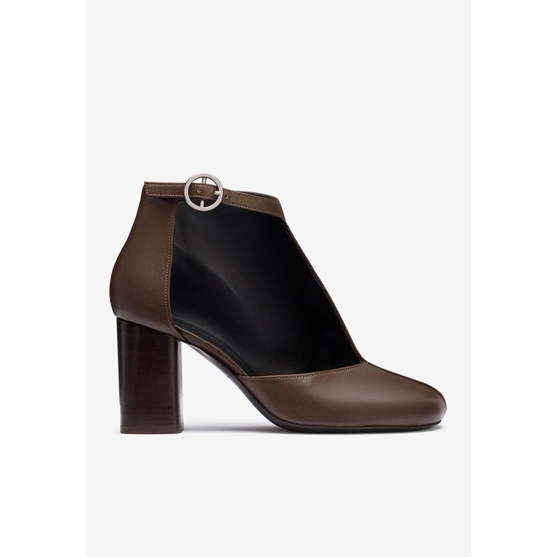 80 Cut-Out Ankle Boots Brown wshoeseu_EU 37