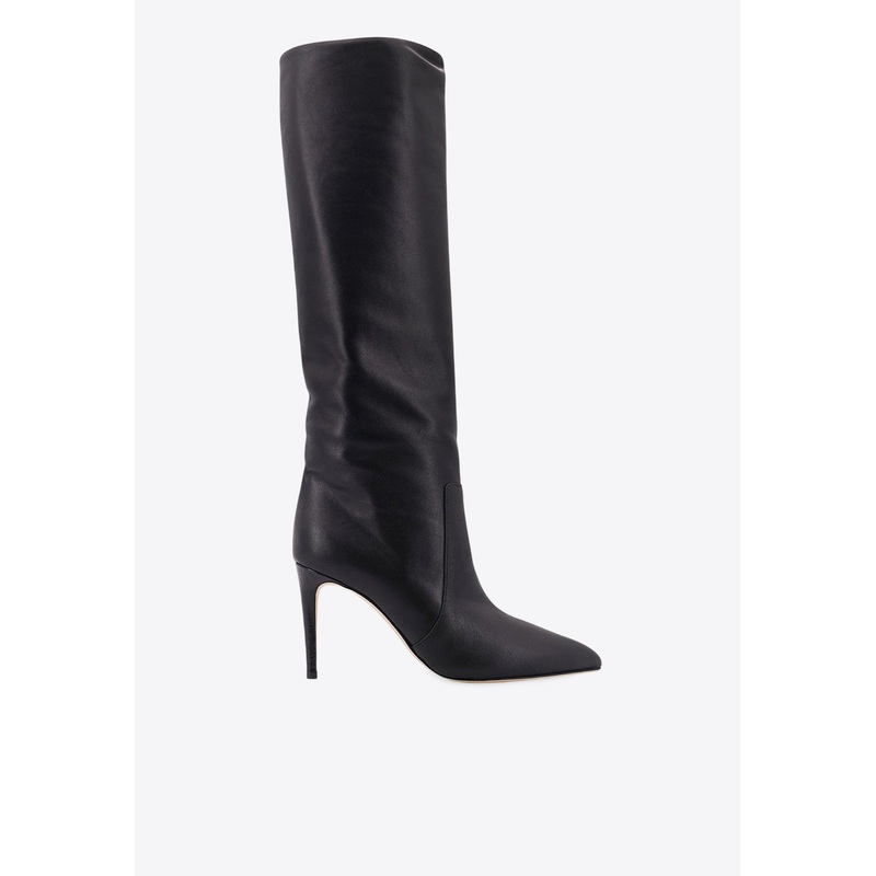 85 Nappa Leather Knee-High Boots Black wshoeseu_EU 36