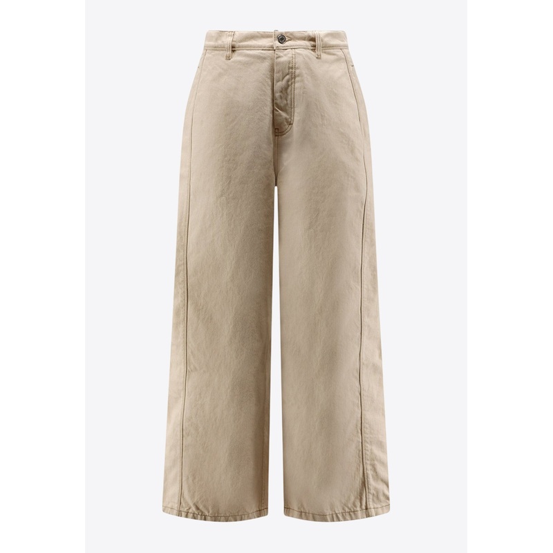 Essential Wide-Leg Jeans Beige mrtwbottoms_28