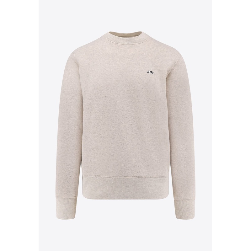 Logo-Embroidered Crewneck Sweatshirt Gray mrtwstd_S