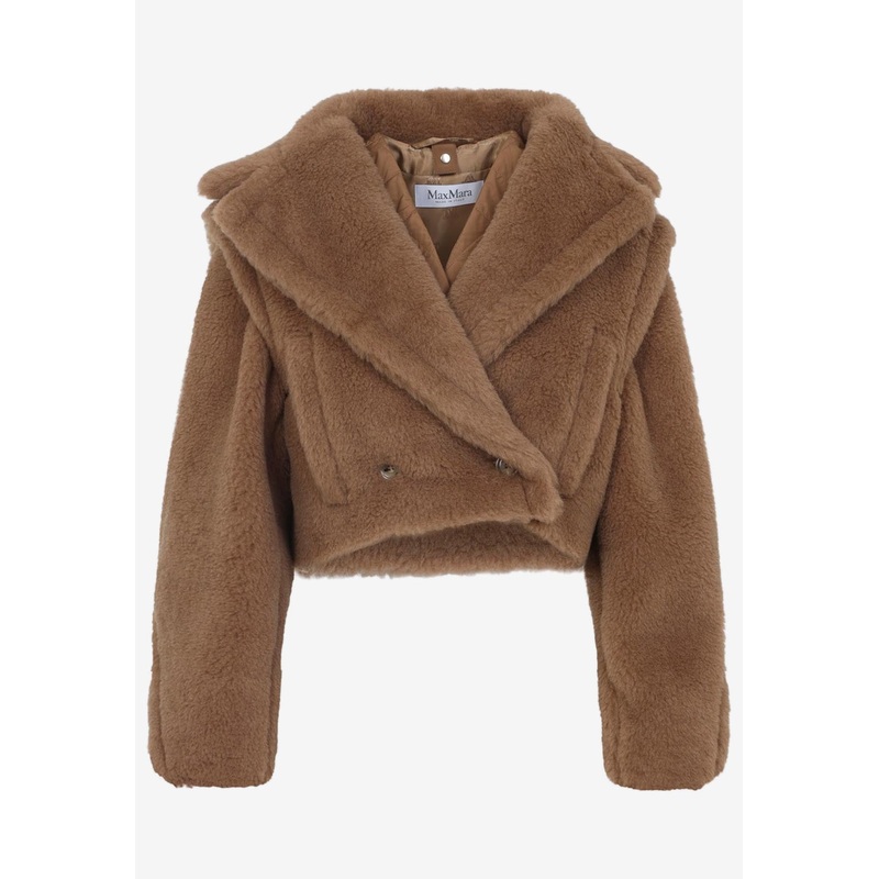 Santos Teddy Cropped Coat Camel wrtwit_IT 36