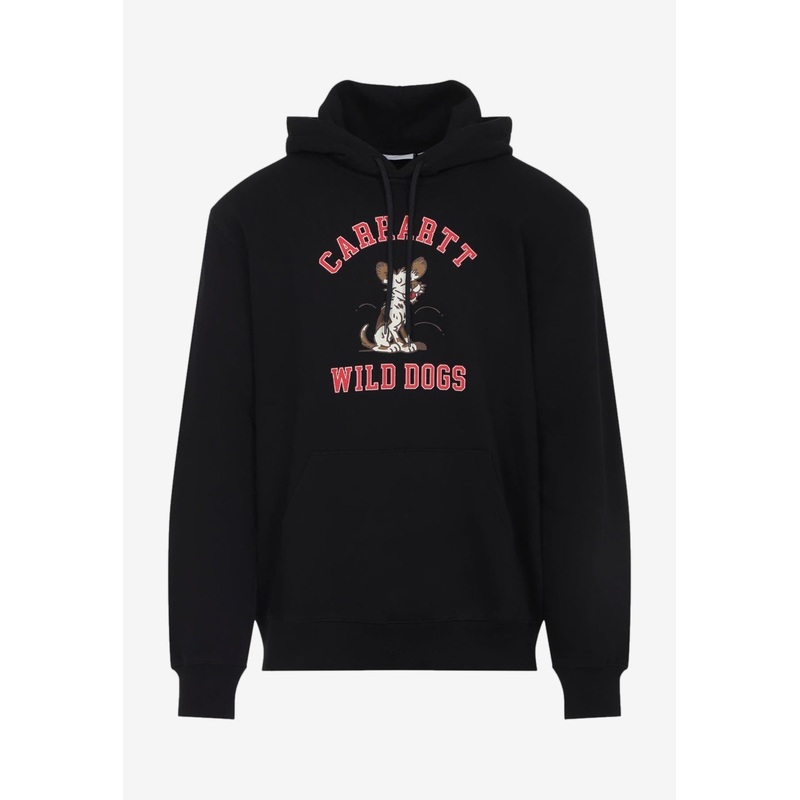 Wild Dog Hooded Sweatshirt Black mrtwstd_S