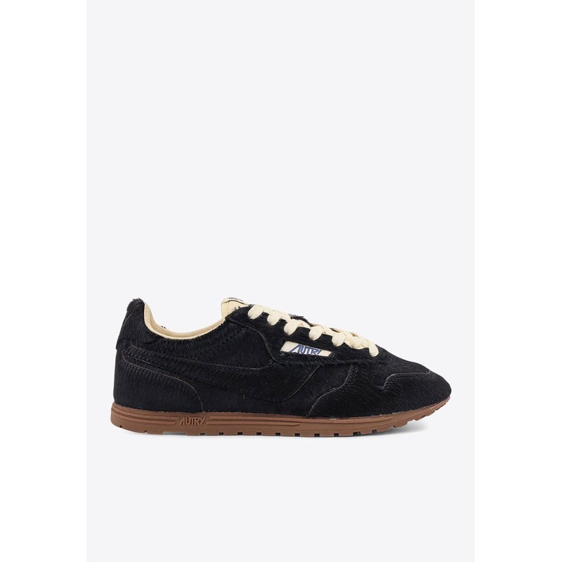 Windspin Metallic Leather Sneakers Black wshoeseu_EU 36