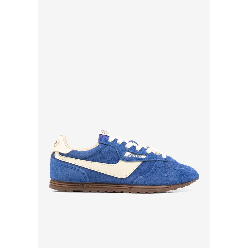 Windspin Suede and Leather Low-Top Sneakers Blue wshoeseu_EU 36
