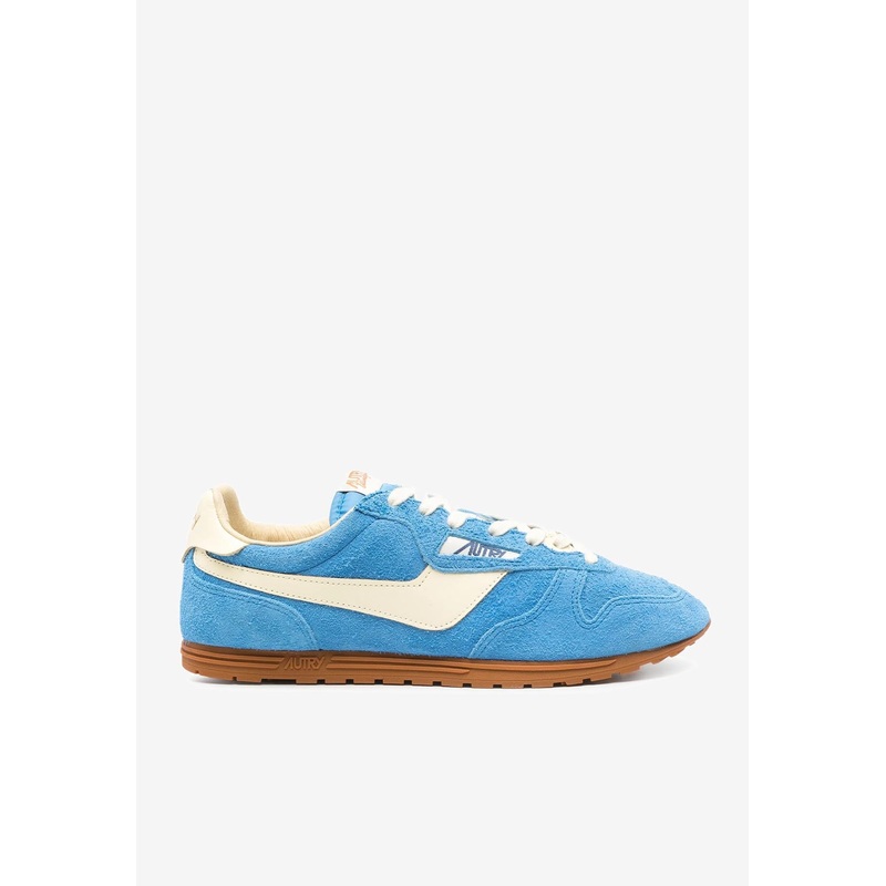 Windspin Suede and Leather Low-Top Sneakers Light Blue wshoeseu_EU 35