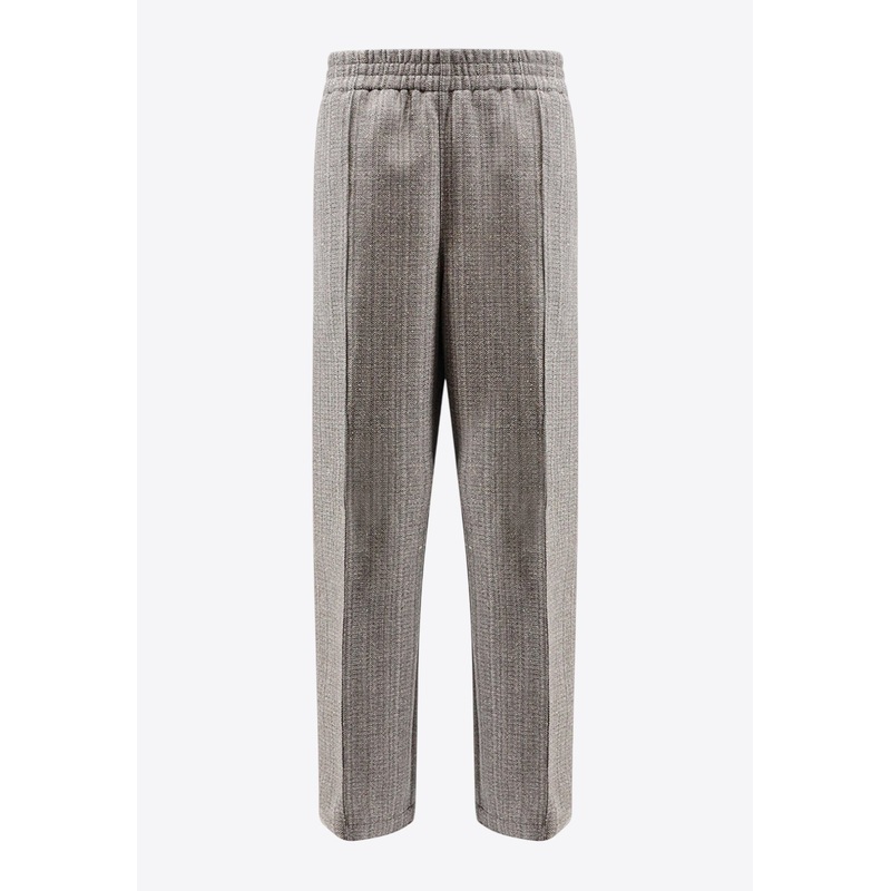 Wool-Blend Tailored Pants Gray mrtwstd_XS