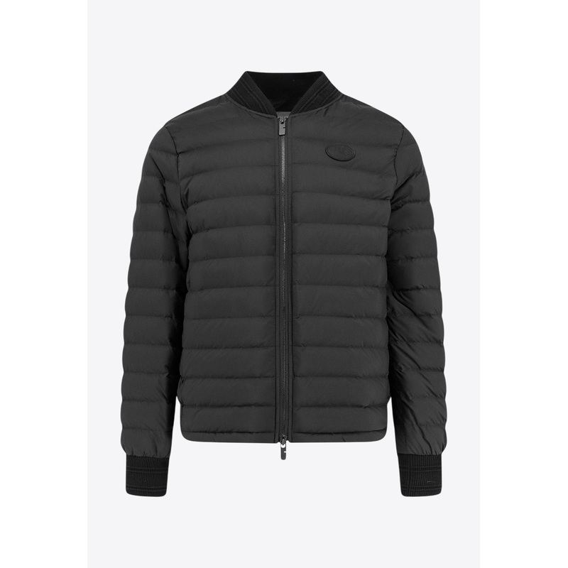 Zip-Up Padded Jacket Black mrtwstd_XS