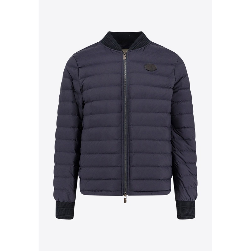 Zip-Up Padded Jacket Blue mrtwstd_S