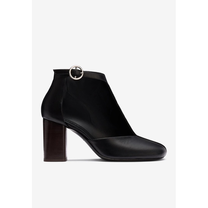 80 Cut-Out Ankle Boots Black wshoeseu_EU 36