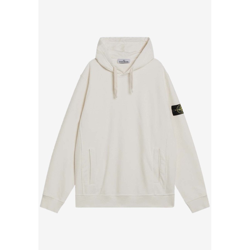 Compass Patch Hooded Sweatshirt Ivory mrtwstd_S