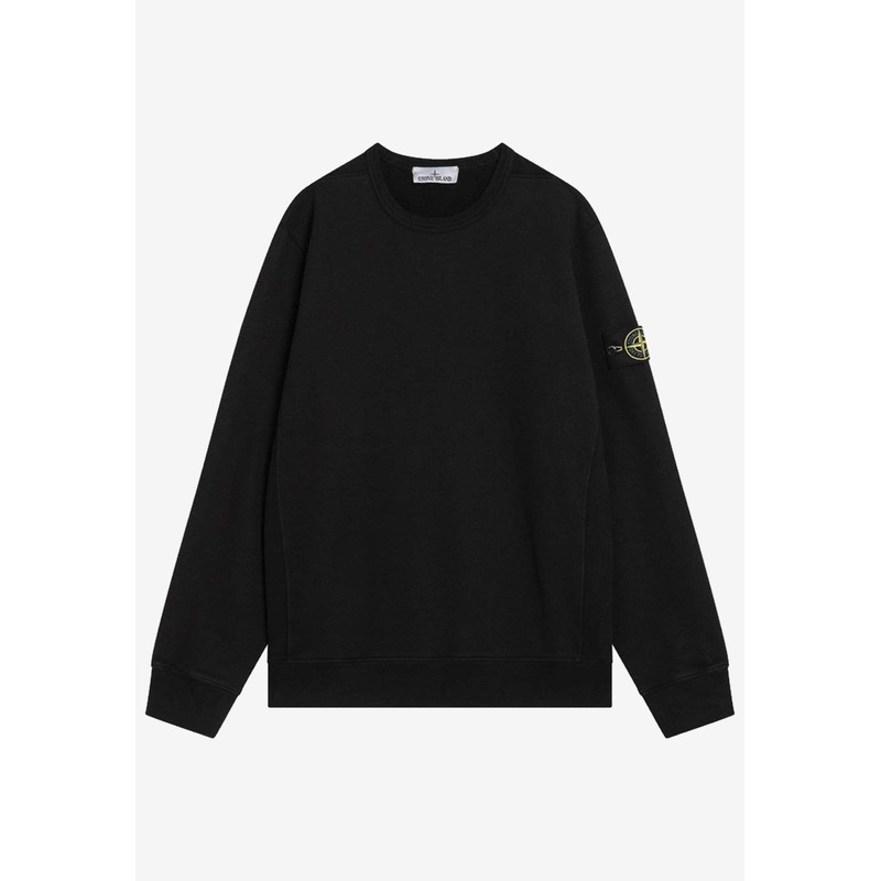 Compass Patch Sweatshirt Black mrtwstd_S