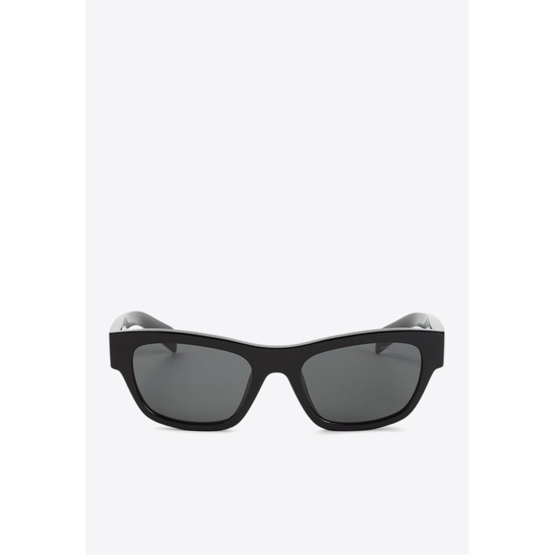 Square Acetate Sunglasses Gray Onesize