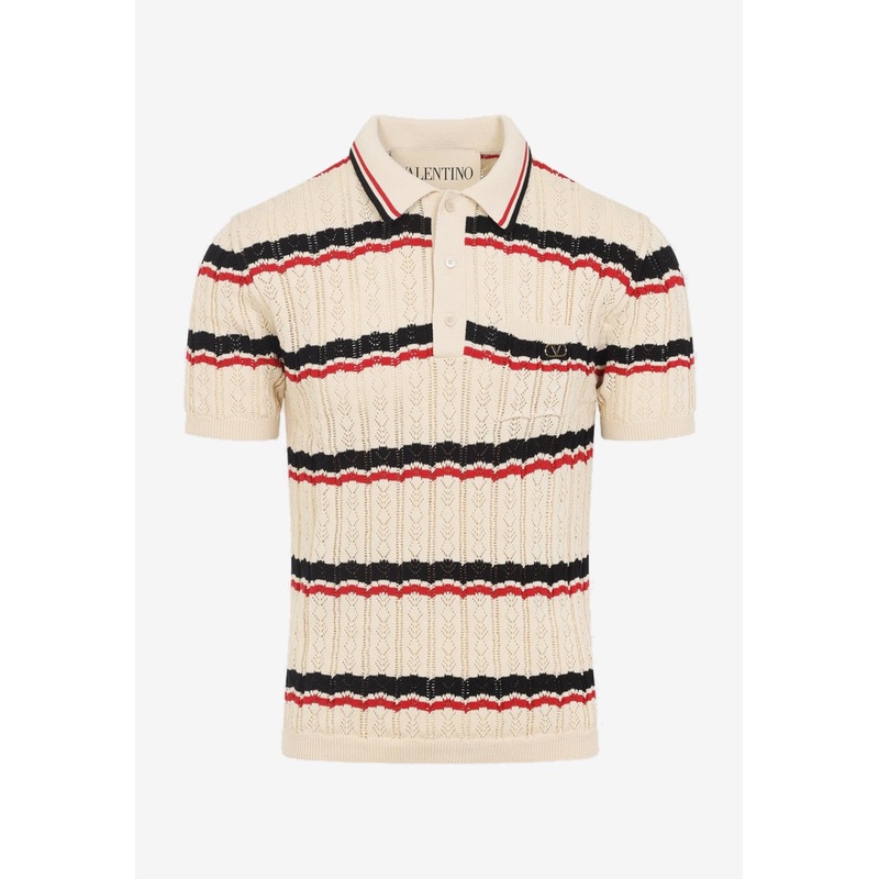 Striped Polo T-shirt Multicolor mrtwstd_M