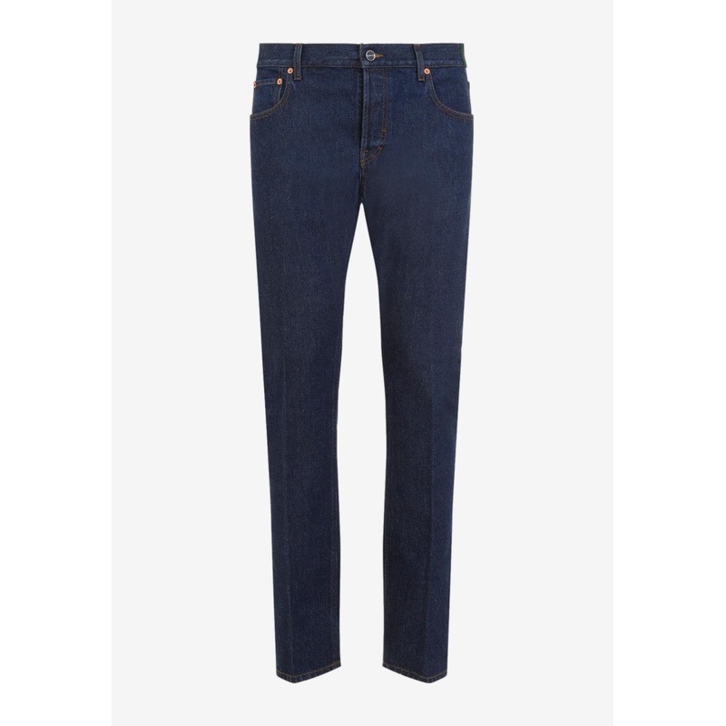 Tapered Jeans with Web Blue mrtwbottoms_32