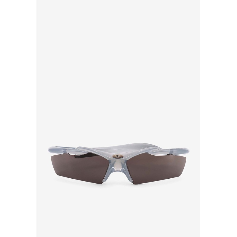 Turbo Rectangular Sunglasses Gray Onesize