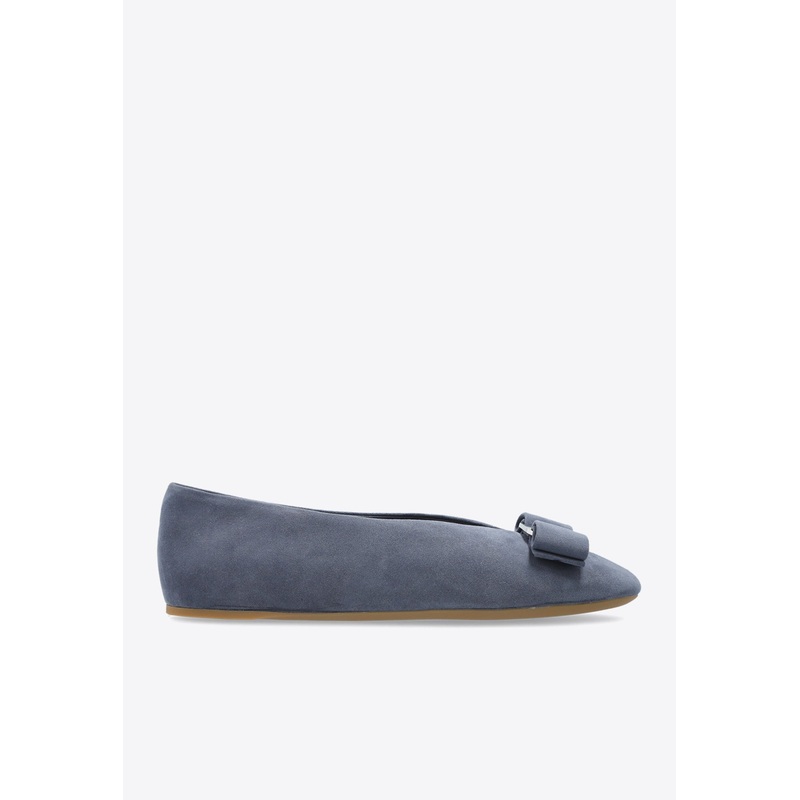 Vanna I Suede Ballet Flats Gray wshoesus_US 5.5