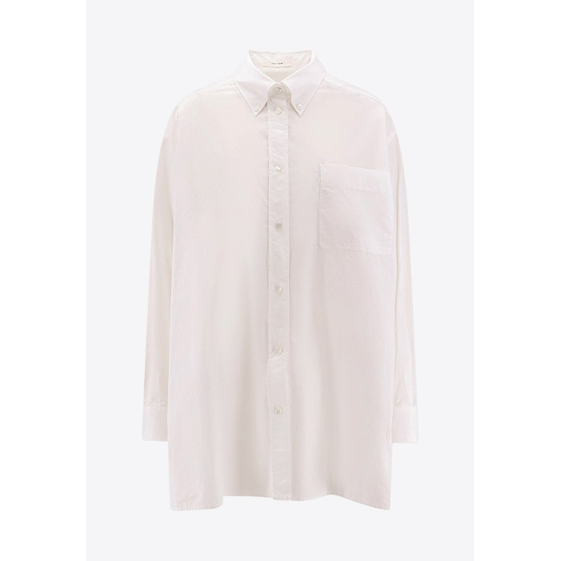 Victoria Logo Buttoned Shirt White wrtwus_US 2