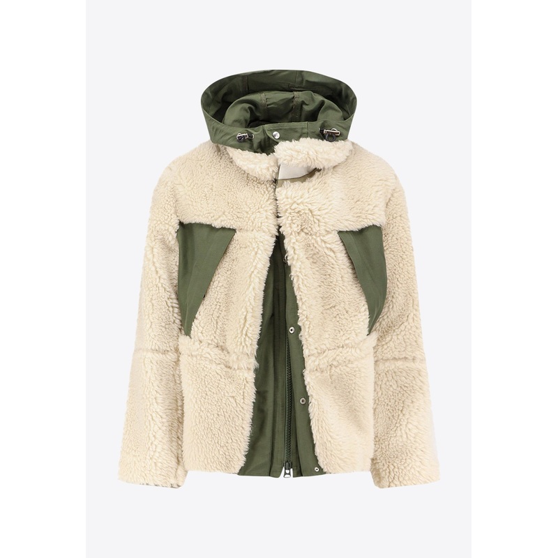 Wool-Blend Shearling Jacket Beige mrtwstd_3