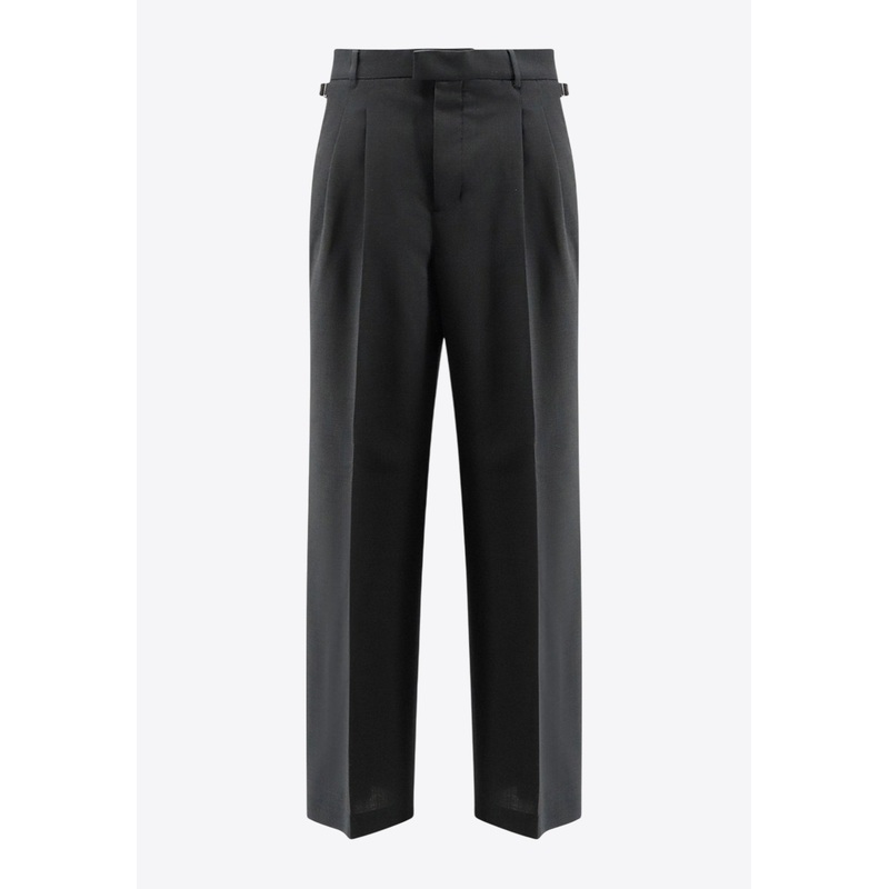 Wool Tailored Pants Gray mrtwfr_FR 40