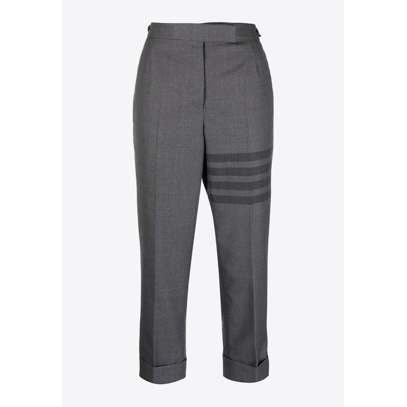 4-bar Stripe Tailored Cropped Pants Gray wrtwit_IT 38