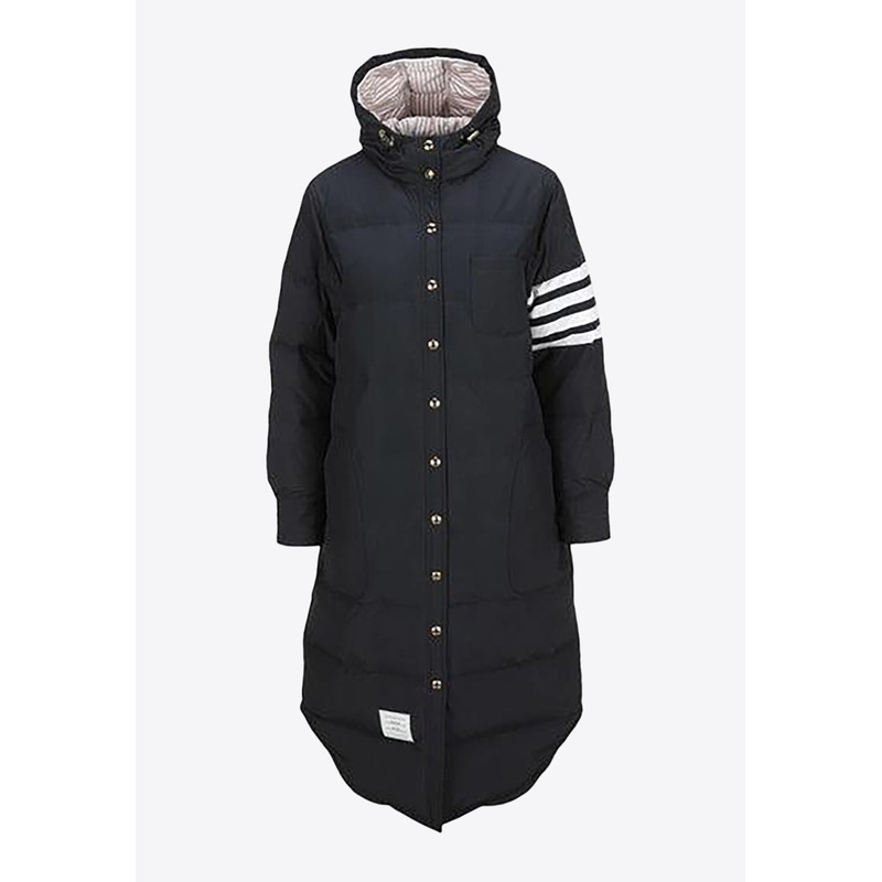 4-bar Stripes Padded Parka Blue wrtwit_IT 38