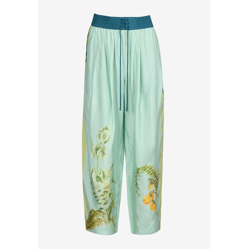 Anta Printed Wide-Leg Pants Mint wrtwuk_UK 10